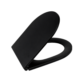 WC daska soft close VICTORIA [crna,mat]